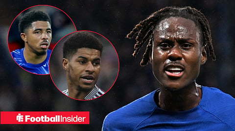 Marcus Rashford and Wesley Fofana react to Trevoh Chalobah's emotional announcement