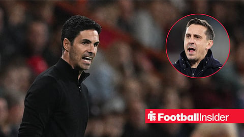 Gary Neville says Mikel Arteta could have one big 'regret' at Arsenal in Premier League title race