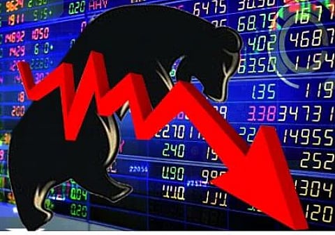 गुंतवणूकदारांचे ५.५४ लाख कोटींचे नुकसान; सेन्सेक्स,निफ्टीचा एक वर्षाचा निचांक