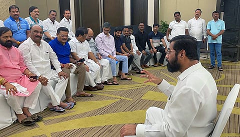 राजकीय आकसापोटी कुटुंबीयांची सुरक्षा काढली - एकनाथ शिंदे