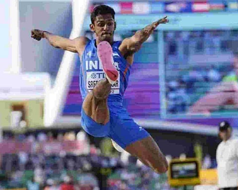 जागतिक अॅथलेटिक्समध्ये मुरली श्रीशंकरला पदक जिंकण्यात अपयश