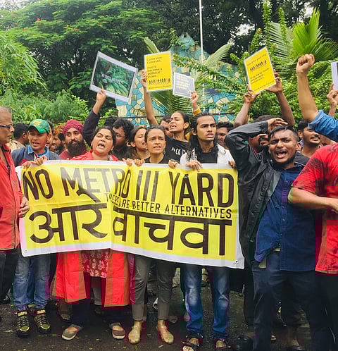 आरे कॉलनीतील आंदोलकांना सीआरपीसी अंतर्गत नोटिसा जारी