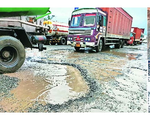 मुंबई-अहमदाबाद राष्ट्रीय महामार्गावरील खड्डे दुरुस्त करण्याची आ.राजेश पाटील यांची मागणी