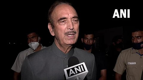 काँग्रेस प्रचार समितीच्या प्रमुखपदाचा राजीनामा देत गुलाम नबी आझाद यांनी व्यक्त केली नाराजी