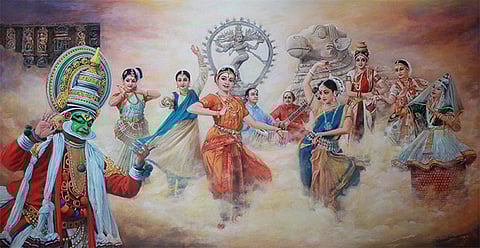 'द स्ट्रोक्स ऑफ रिदम' हे चित्रप्रदर्शनाला जहांगीर आर्ट गॅलरीत सुरुवात