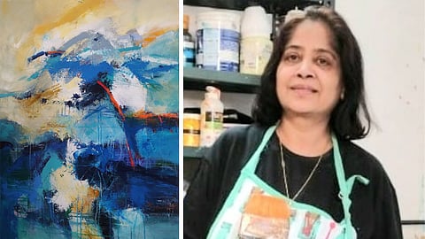 विविध रंगसंगतीचे कलात्मक प्रदर्शन