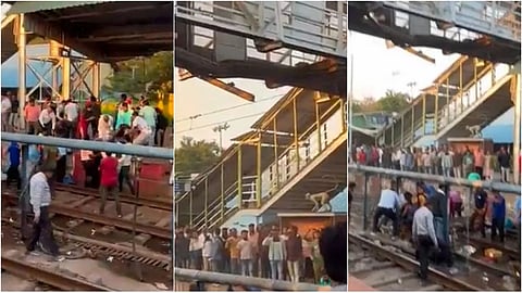 Chandrapur : चंद्रपुरात भीषण अपघात: रेल्वेचा फूट ओव्हरब्रिज कोसळला आणि...