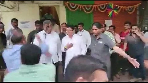 Pune : चंद्रकांत पाटील यांच्यावर अज्ञाताने फेकली शाई