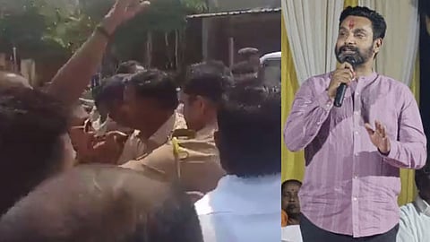 "पक्षाशी का केली गद्दारी?" ; धैर्यशील मानेंचा ताफा अडवून केली विचारणा