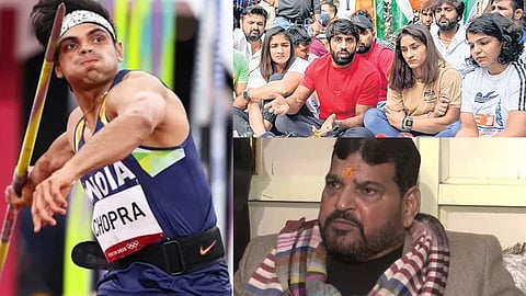 कुस्तीपटूंच्या आंदोलनासाठी ऑलिम्पिक स्टार नीरज चोप्राही आला पुढे; म्हणाला...
