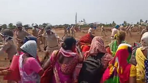 बारसूमध्ये पुन्हा एकदा पोलीस विरुद्ध आंदोलक; एकीकडे सर्वेक्षण तर दुसरीकडे आंदोलक आक्रमक