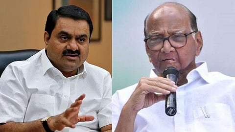 सिल्व्हर ओकवर गौतम अदाणींनी घेतली शरद पवारांची भेट; चर्चांना उधाण