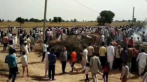 राजस्थानमध्ये लष्कराचं MIG-21 विमान कोसळलं ; अपघातात विमानाचा चक्काचूर