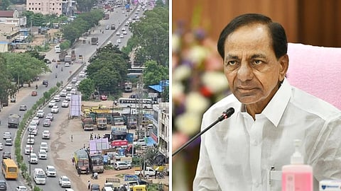 केसीआर आपल्या ताफ्यासह सोलापूरकडे रवाना ; विठ्ठल-रुक्मिणी तसंच तुळजा भवानीचे घेणार दर्शन