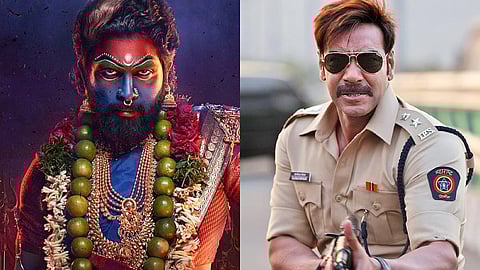 अल्लू अर्जुन आणि अजय देवगण आमने-सामने ; एकाच दिवशी प्रेक्षकांच्या भेटीला येणार हे दोन चित्रपट