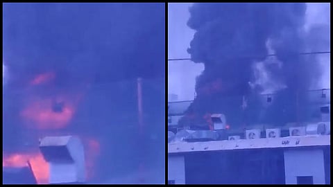 मुंबईच्या जोगेश्वरीतील हिरापन्ना मॉलला भीषण आग ; अग्निशमन दल घटनास्थळी पोहचलं