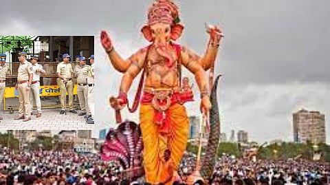 गणेशोत्सवात पोलीस ऑनड्यूटी २४ तास