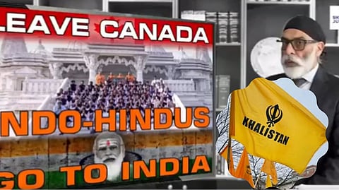 "भारतीय हिंदुंनो कॅनडा सोडा!", कॅनडातील SFJ संघटनेच्या म्होरक्याने काढला फतवा