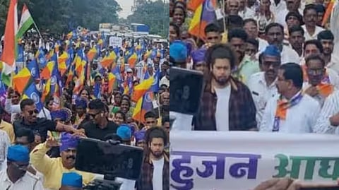 कंत्राटी भरतीविरोधात वंचित आघाडी रस्त्यावर ; सांगली जिल्हाधिकारी कार्यालयावर विरोट मोर्चा