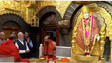 पंतप्रधान तिसऱ्यांदा साईचरणी लीन ; वातानुकुलित दर्शन रांगेसह विविध विकासकामांचं लोकापर्ण