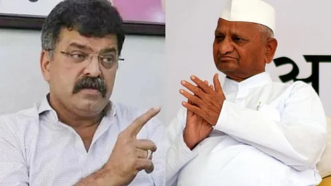 अण्णा हजारेंनी देशाचे वाटोळे केले -आव्हाड