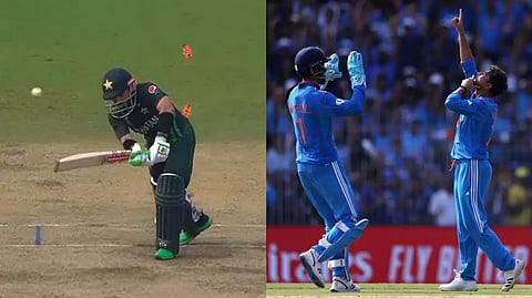 IND vs PAK, CWC 2023 : भारतीय गोलंदाजांनी उडवली पाकिस्तानच्या फलंदाजांची दाणादाण ; पाकिस्तानचा डाव १९१ वर गुंडाळला