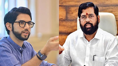 आदित्य ठाकरेंचं मुख्यमंत्री एकनाथ शिंदेंना खुलं आव्हान ; शिंदे मात्र...