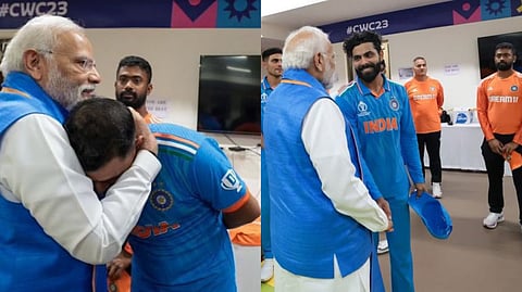 पंतप्रधान मोदींनी केलं शमीचं सांत्वन; गळाभेट घेतानाचा व्हिडिओ व्हायरल