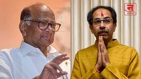उद्धव ठाकरे शरद पवारांच्या भेटीला 'सिल्वर ओक'वर ;  राजकीय वर्तुळात चर्चांणा उधान