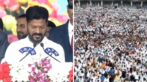 रेवंत रेड्डी तेलंगणाच्या मुख्यमंत्री पदी; इतर १२ आमदारांनी देखील घेतली उपमुख्यमंत्री पदासह मंत्रीपदाची शपथ
