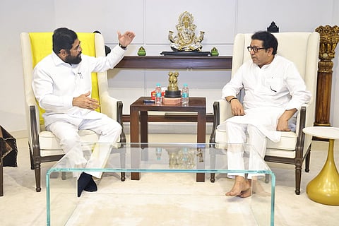 राज ठाकरे यांनी घेतली मुख्यमंत्री एकनाथ शिंदे यांची भेट; 'या' महत्वाच्या विषयावर झाली चर्चा