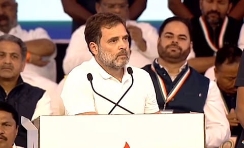 संघाच्या बालेकिल्ल्यातून राहुल गांधींचा 'है तैयार हम' म्हणत हल्लाबोल; म्हणाले, "ही लढाई दोन विचारधारांमधील"