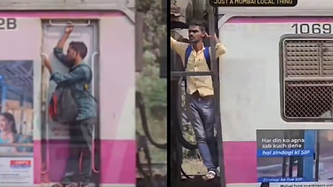 कोणी दोन डब्यांमध्ये उभे तर कोणी फूटबोर्डवर लटकले; मुंबईकर चाकरमान्यांची तारेवरची कसरत बघून विवेक अग्निहोत्री म्हणाले...