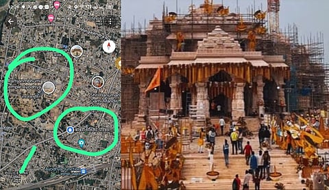 FACT CHECK: खरंच बाबरी मशिदीच्या जागेपासून तीन किमी अंतरावर बांधलंय राम मंदिर?