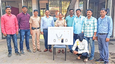 घरफोडी करणारा गजाआड; १,१०,५०० रुपये किमतीचा मुद्देमाल जप्त