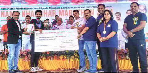 नमो खारघर मॅरेथॉन २०२४' ला उदंड प्रतिसाद; तब्बल १९ हजार ६०१ स्पर्धक धावले