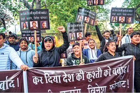 कुस्तीपटूंचे पुन्हा आंदोलन! बजरंग, साक्षी, विनेश विरोधात युवा खेळाडू सरसावले