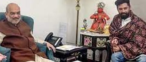 चिराग पासवान यांनी घेतली अमित शहा, नड्डा यांची भेट