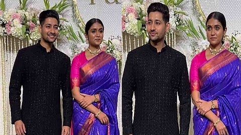 आकाश ठोसर आणि अभिनेत्री रिंकू राजगुरू यांचा मराठमोळा लूक; आयरा-नुपूरच्या वेडिंग रिसेप्शन पार्टीला लावली हजेरी
