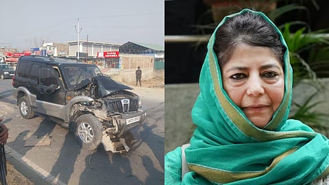 मेहबुबा मुफ्तींच्या कारला भीषण अपघात; ओमर अब्दुल्ला यांनी केली चौकशीची मागणी