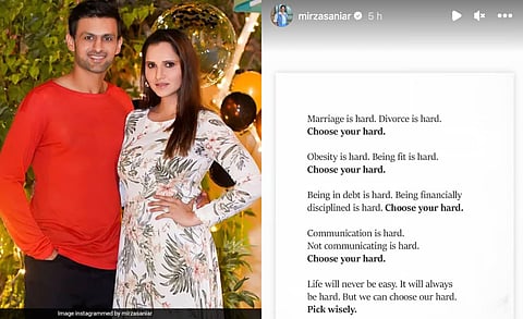 सानिया मिर्झा अन् शोएब मलिक घटस्फोट घेणार? सानियाच्या 'इंस्टाग्राम स्टोरी'ने चर्चांना उधाण