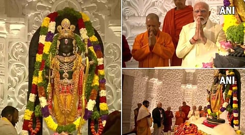 जय श्री राम! विराजमान झाले रामलल्ला, पंतप्रधान मोदींच्या हस्ते प्राणप्रतिष्ठा संपन्न; बघा कसे आहे राम मंदिर
