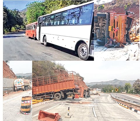 २४ तासांमध्ये ४ अपघात, चौपदरीकरणानंतरही कशेडी घाटात अपघातांची मालिका सुरूच