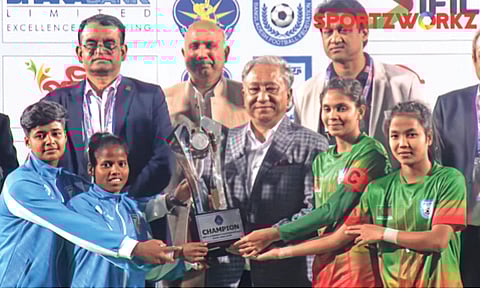 सॅफ अजिंक्यपद फुटबॉल स्पर्धा :भारत-बांगलादेश संयुक्त विजेते
