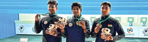 कनिष्ठ विश्वचषक नेमबाजी स्पर्धा :भारताच्या कनिष्ठांची पदक लयलूट