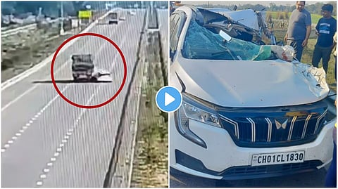 Mahindra XUV 700 Accident Viral Video