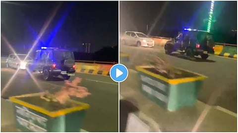 Car Driver And Police Viral Video