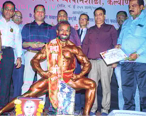 जिल्हास्तरीय शरीरसौष्ठव स्पर्धा: स्वप्निल वाघमारे ठरला कल्याण श्री
