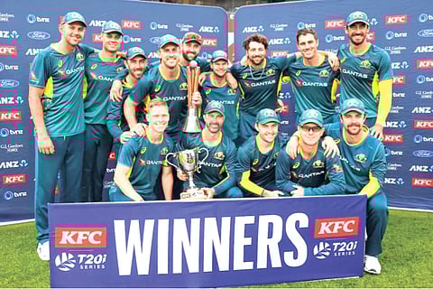 ऑस्ट्रेलियाचे मालिकेत निर्भेळ यश; तिसऱ्या टी-२० सामन्यात न्यूझीलंडवर २७ धावांनी मात