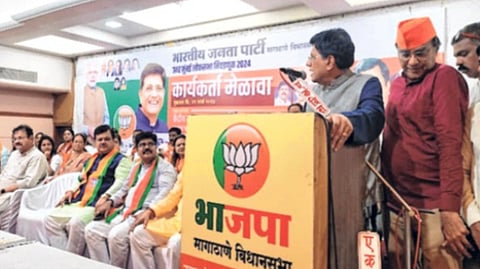 संपूर्ण उत्तर-मुंबई 'स्लममुक्त' करू ही माझी गॅरंटी; मागाठाणेत कार्यकर्ता मेळाव्यात पियूष गोयल यांचे आश्वासन